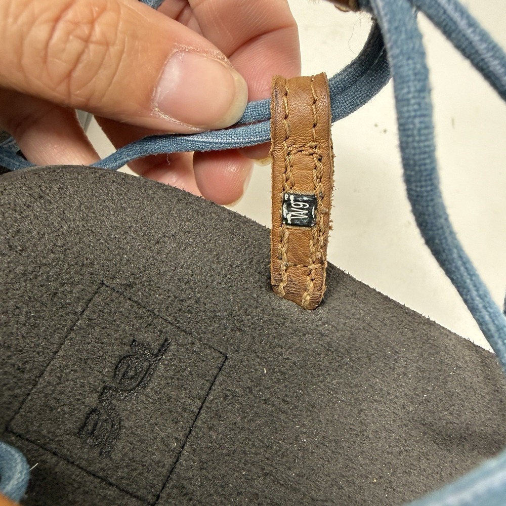 Teva Voya Infinity Women's Sandals Blue Brown Strappy Minimalist Size 9 - Picture 10 of 10